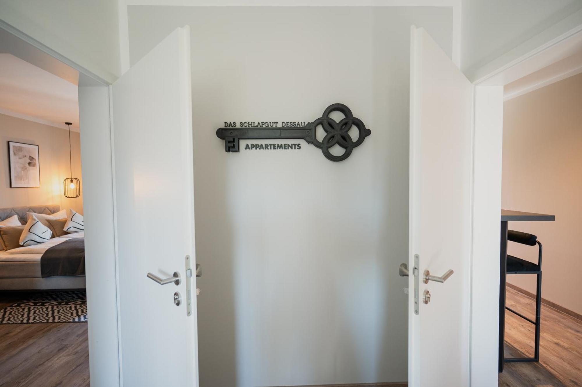Das Schlafgut Dessau Appartements Buitenkant foto